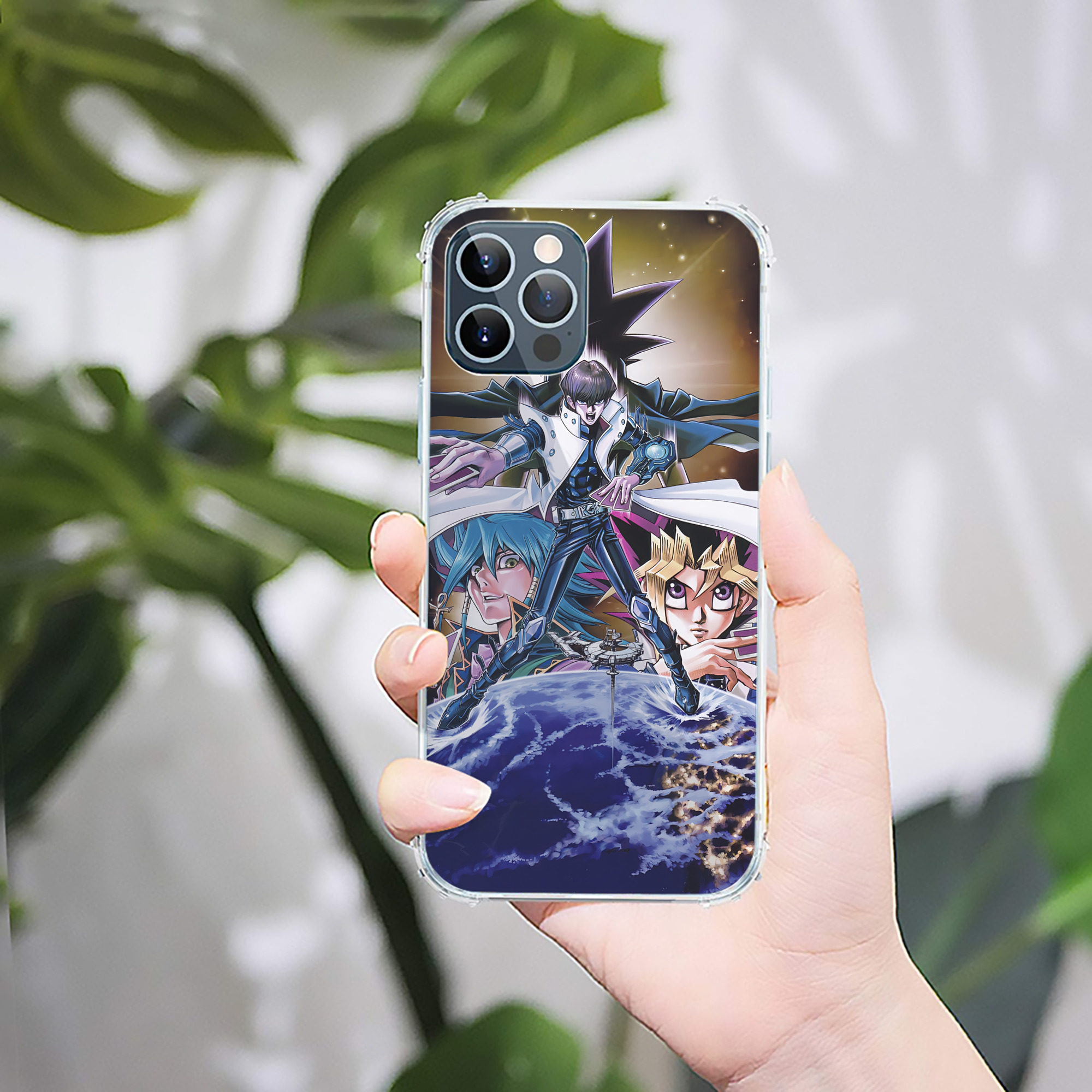 （画像用） 遊☆戯☆王 Yu-Gi-Oh! 【iPhone 12シリーズ対応】透明スマホケース（クリアソフトケース）